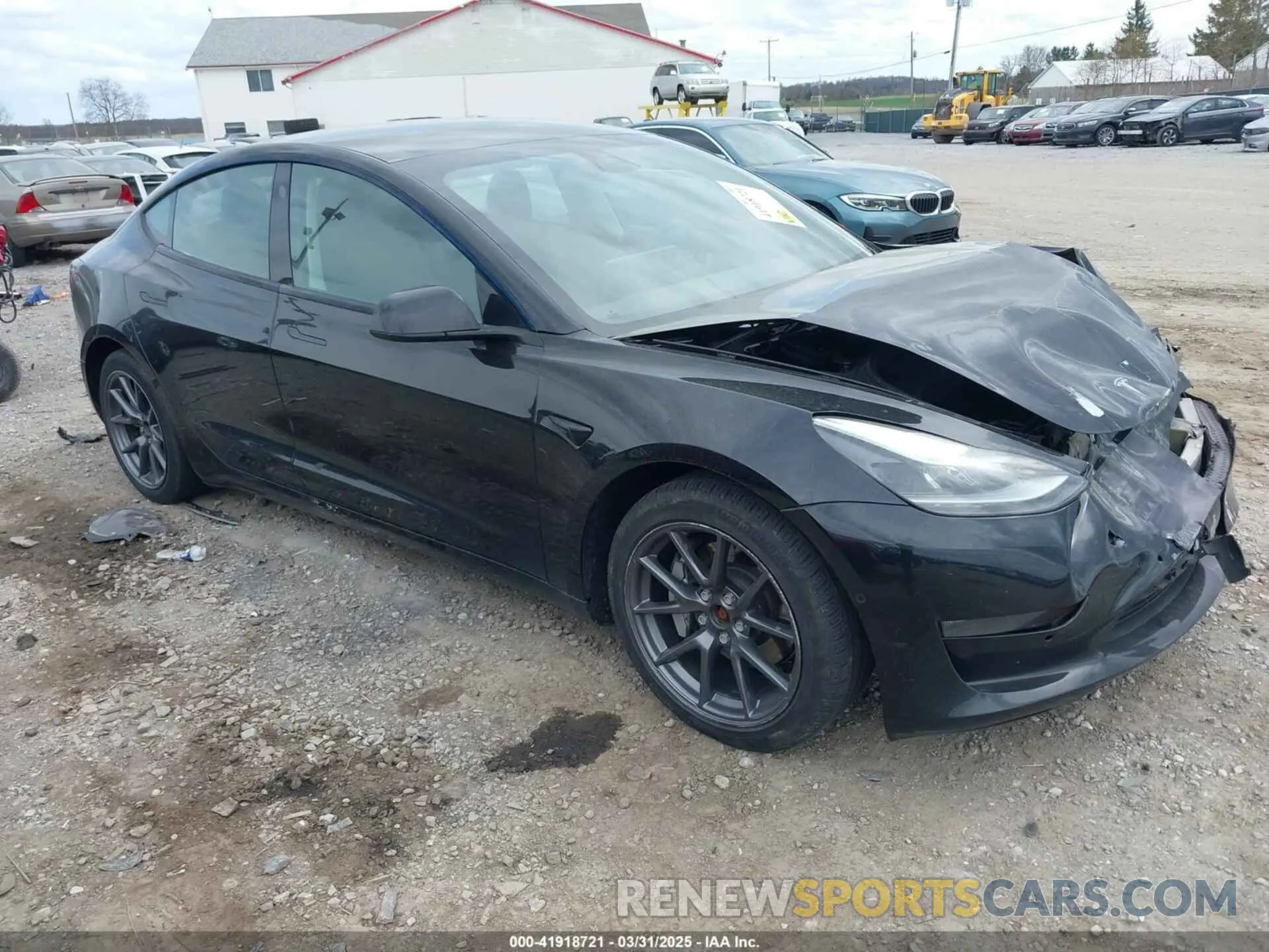 1 fotografías del automóvil dañado 5YJ3E1EB4MF012822 TESLA MODEL 3 2021