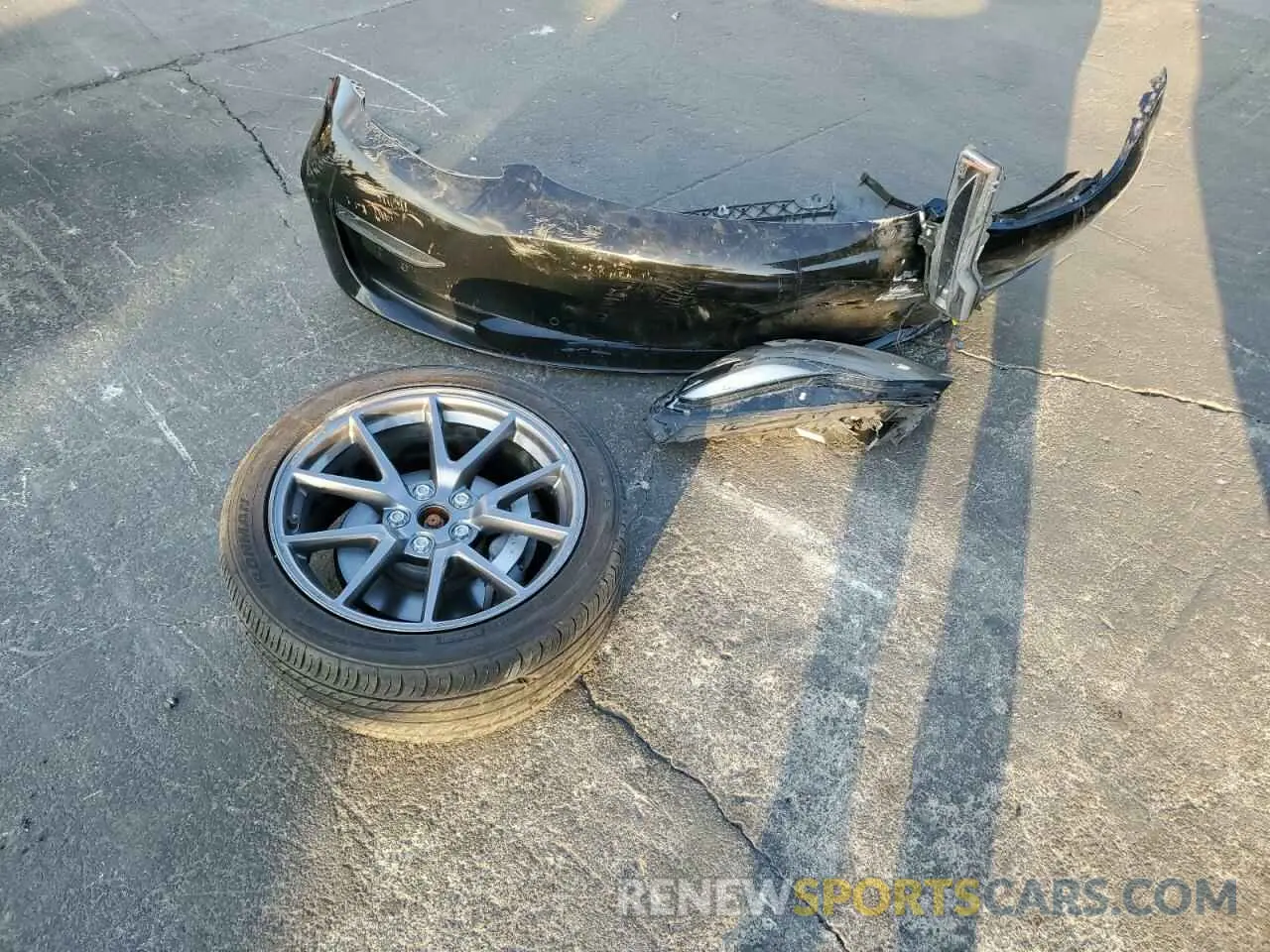 12 fotografías del automóvil dañado 5YJ3E1EB4MF068131 TESLA MODEL 3 2021