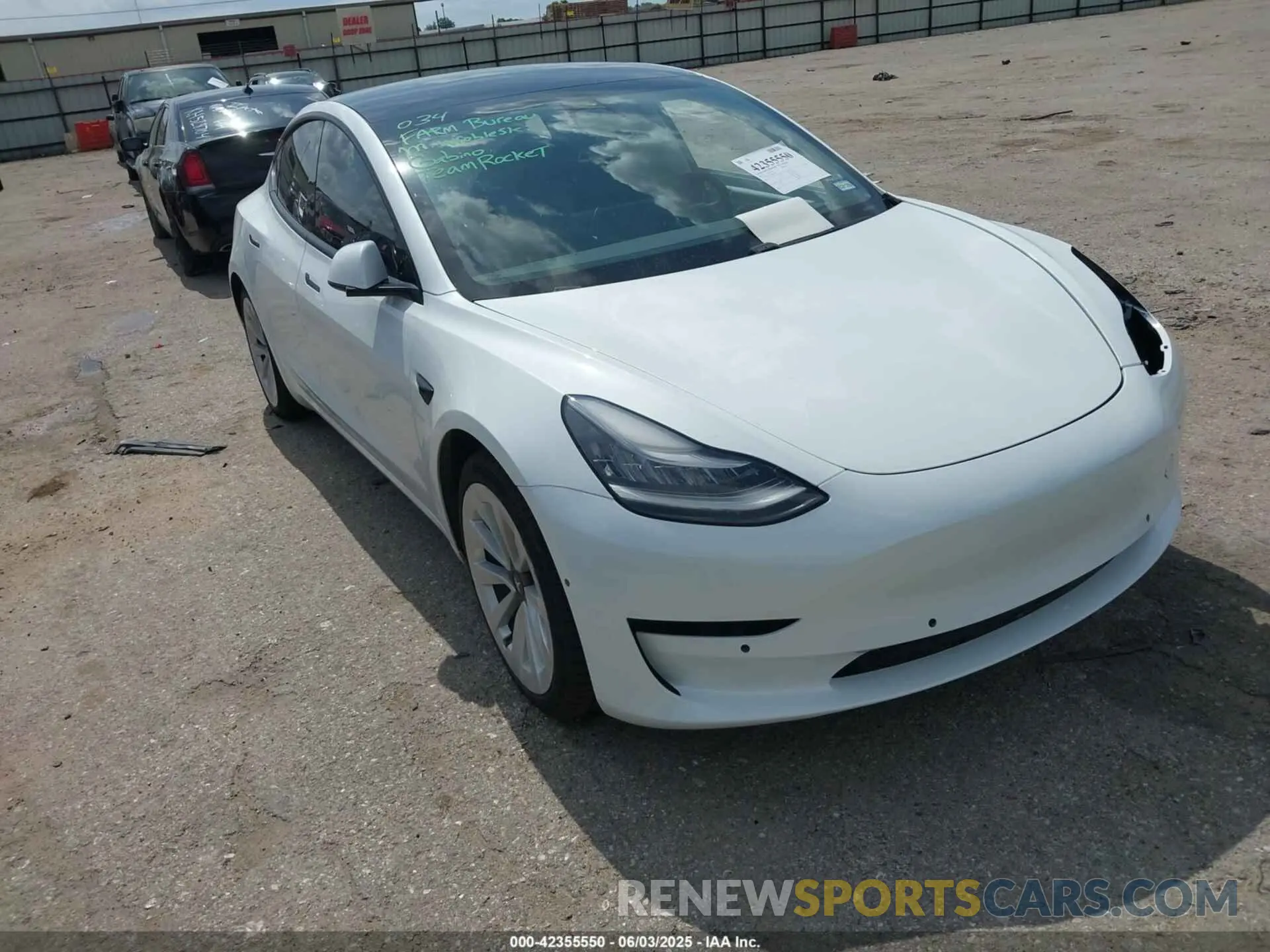 1 fotografías del automóvil dañado 5YJ3E1EB4MF850459 TESLA MODEL 3 2021