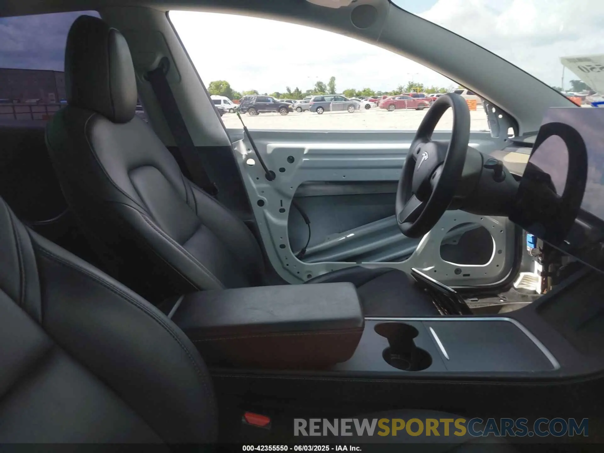 5 fotografías del automóvil dañado 5YJ3E1EB4MF850459 TESLA MODEL 3 2021