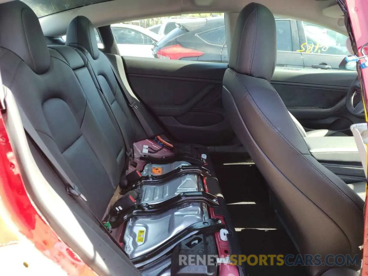 6 fotografías del automóvil dañado 5YJ3E1EB4MF855628 TESLA MODEL 3 2021