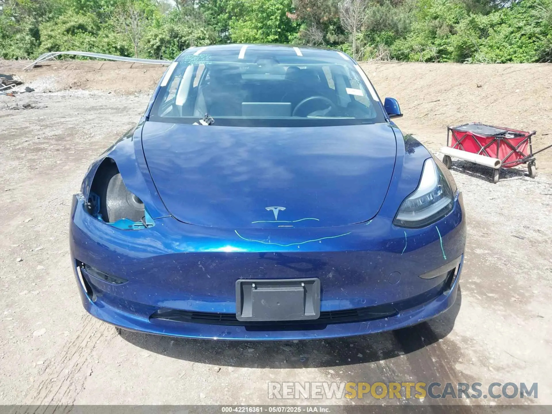 12 fotografías del automóvil dañado 5YJ3E1EB4MF858187 TESLA MODEL 3 2021