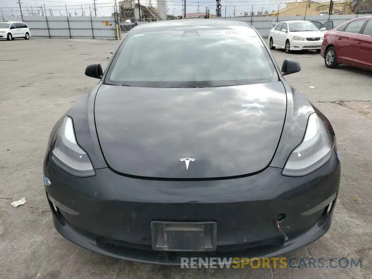 5 fotografías del automóvil dañado 5YJ3E1EB4MF862370 TESLA MODEL 3 2021