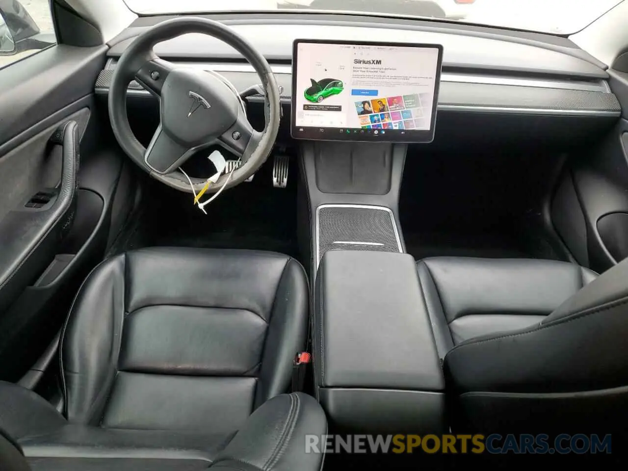 8 fotografías del automóvil dañado 5YJ3E1EB4MF862370 TESLA MODEL 3 2021