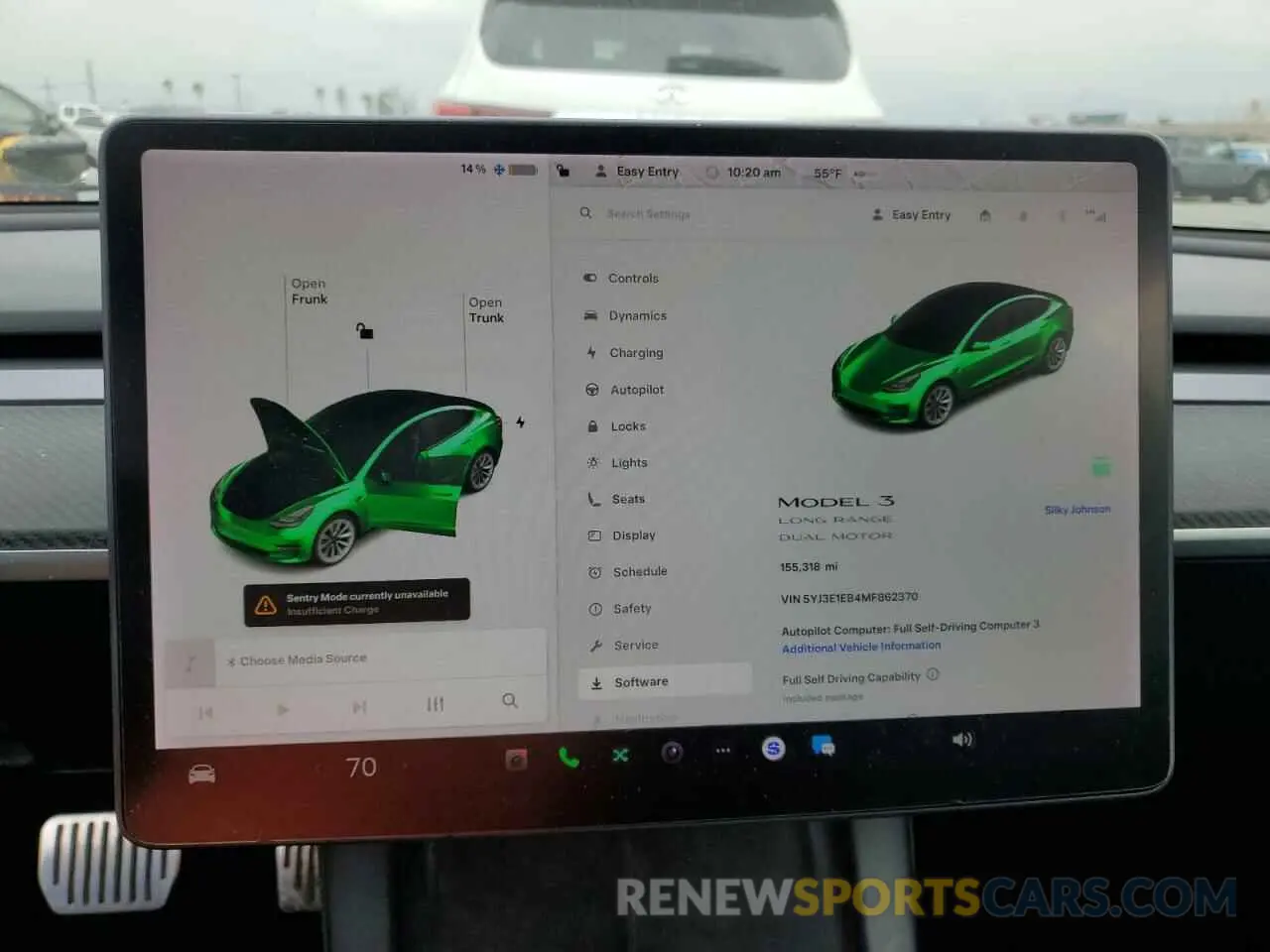 9 fotografías del automóvil dañado 5YJ3E1EB4MF862370 TESLA MODEL 3 2021