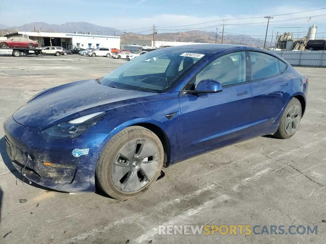 1 fotografías del automóvil dañado 5YJ3E1EB4MF941716 TESLA MODEL 3 2021