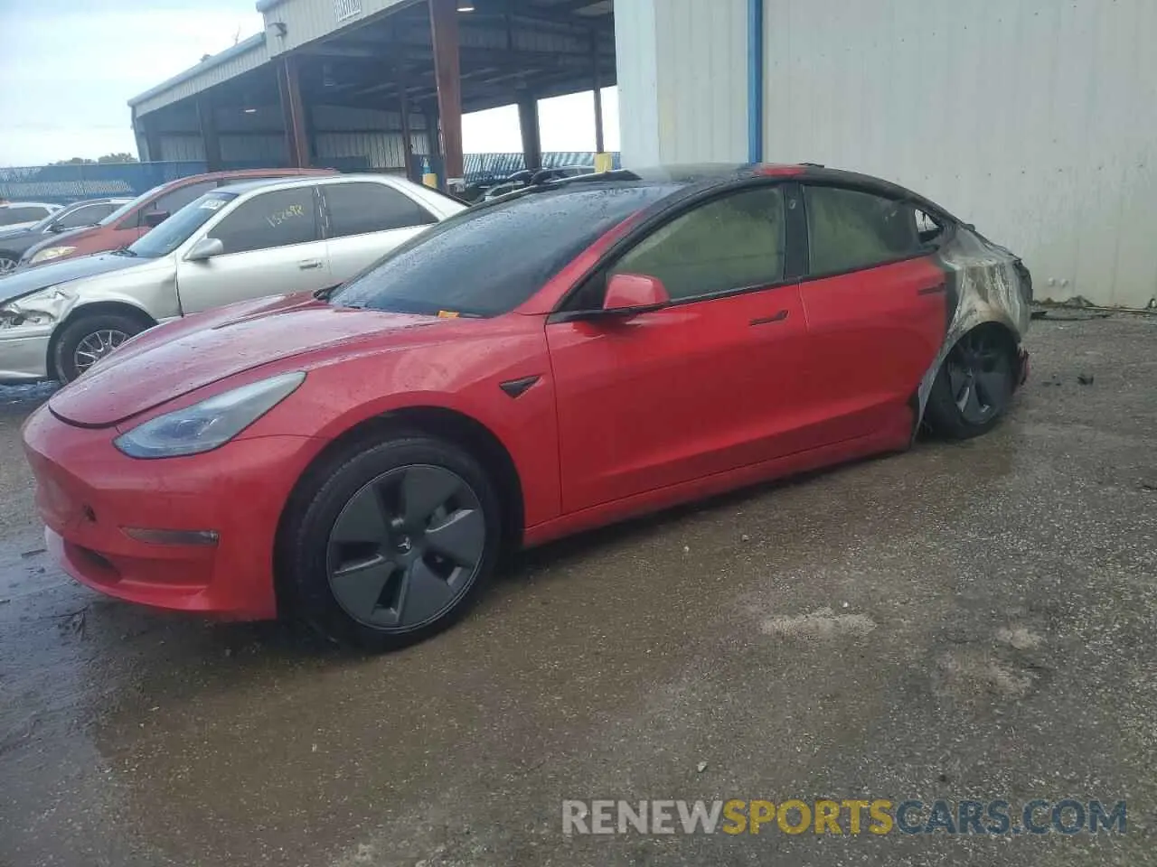 1 fotografías del automóvil dañado 5YJ3E1EB4MF984050 TESLA MODEL 3 2021