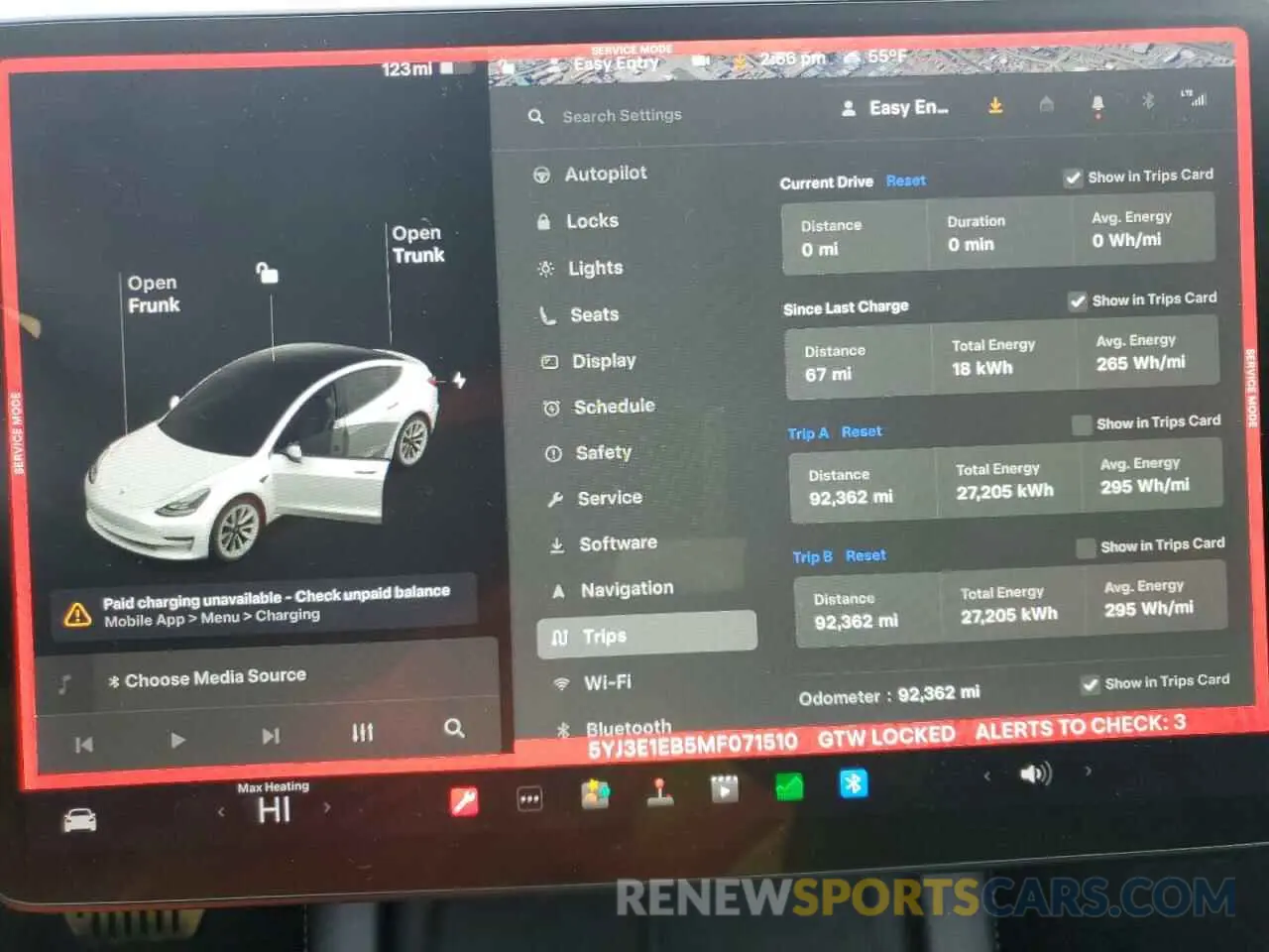 9 fotografías del automóvil dañado 5YJ3E1EB5MF071510 TESLA MODEL 3 2021
