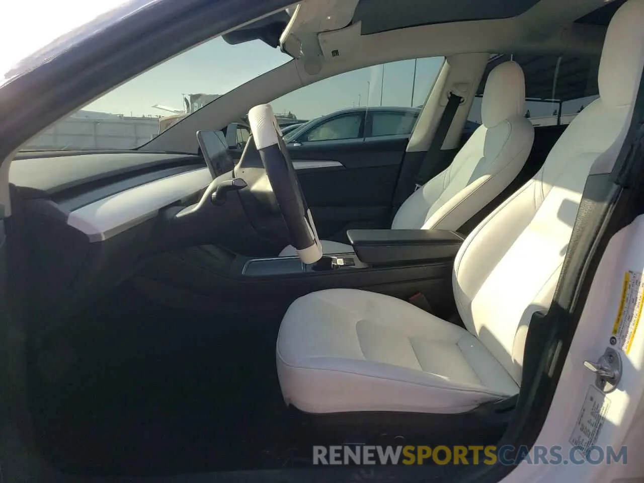 7 fotografías del automóvil dañado 5YJ3E1EB5MF086962 TESLA MODEL 3 2021
