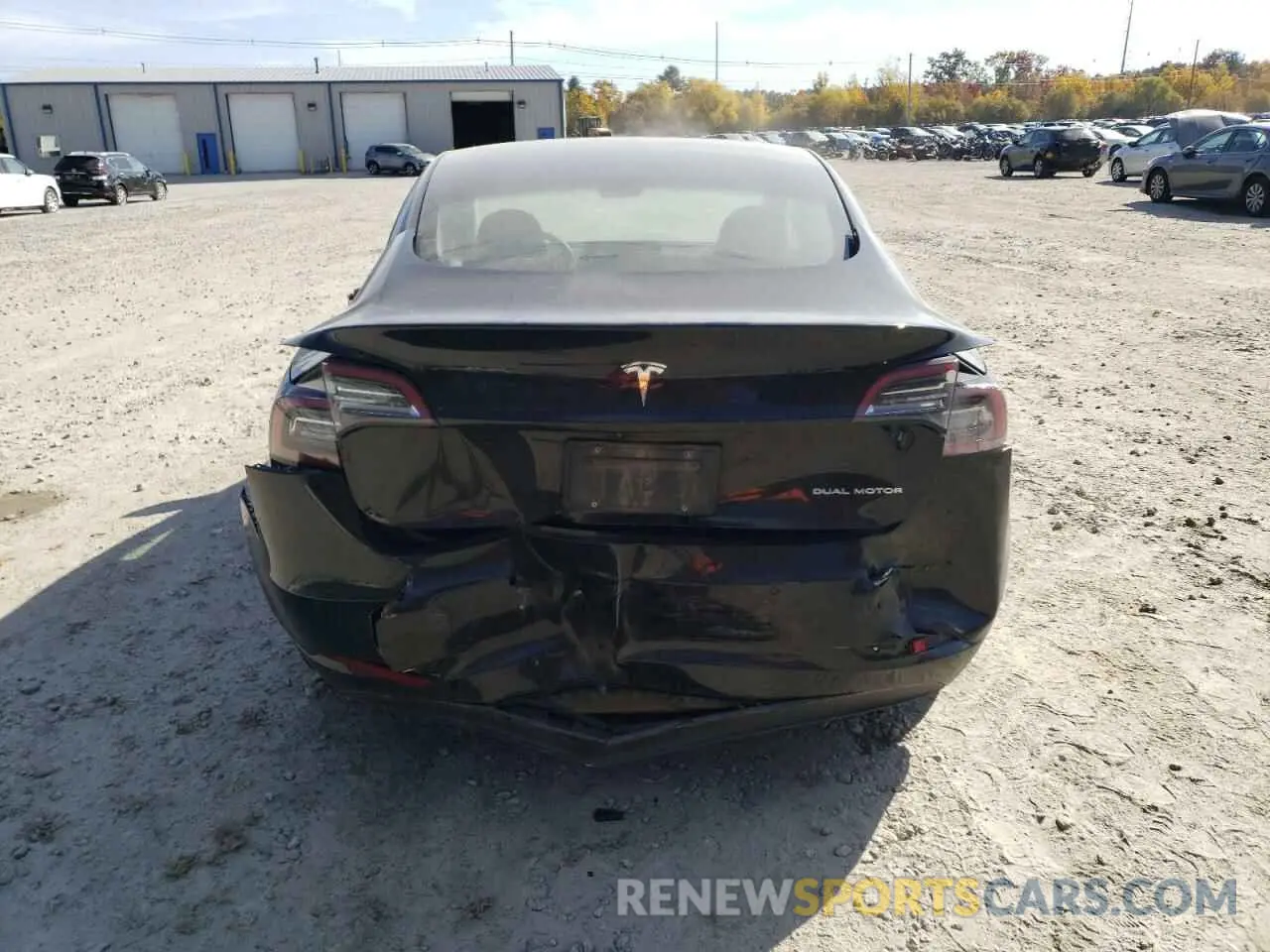 6 fotografías del automóvil dañado 5YJ3E1EB5MF855766 TESLA MODEL 3 2021