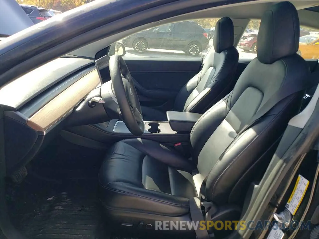 7 fotografías del automóvil dañado 5YJ3E1EB5MF855766 TESLA MODEL 3 2021