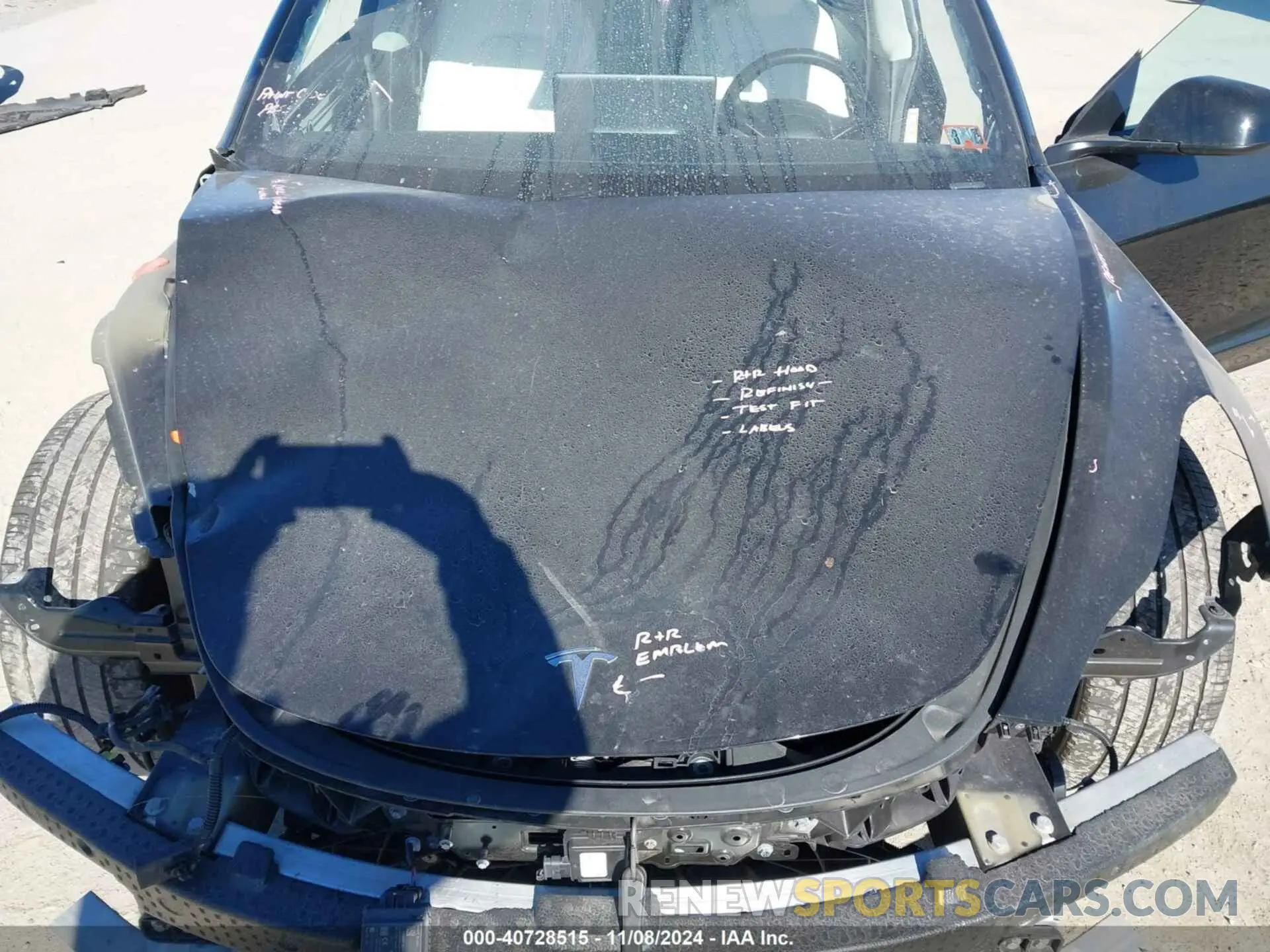10 fotografías del automóvil dañado 5YJ3E1EB5MF858618 TESLA MODEL 3 2021