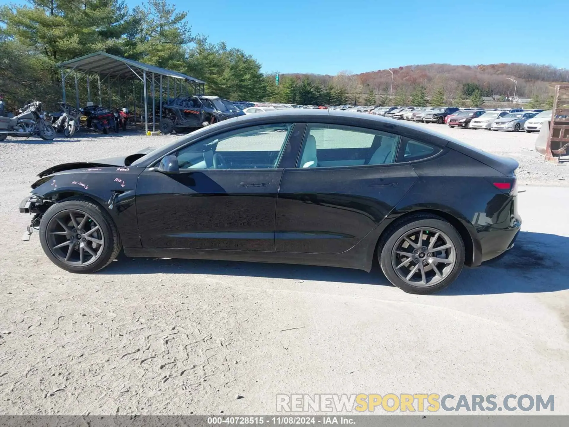 15 fotografías del automóvil dañado 5YJ3E1EB5MF858618 TESLA MODEL 3 2021