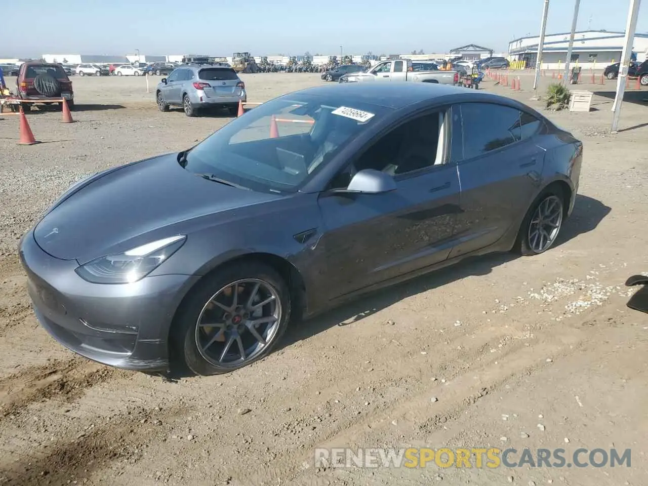 1 fotografías del automóvil dañado 5YJ3E1EB5MF869277 TESLA MODEL 3 2021