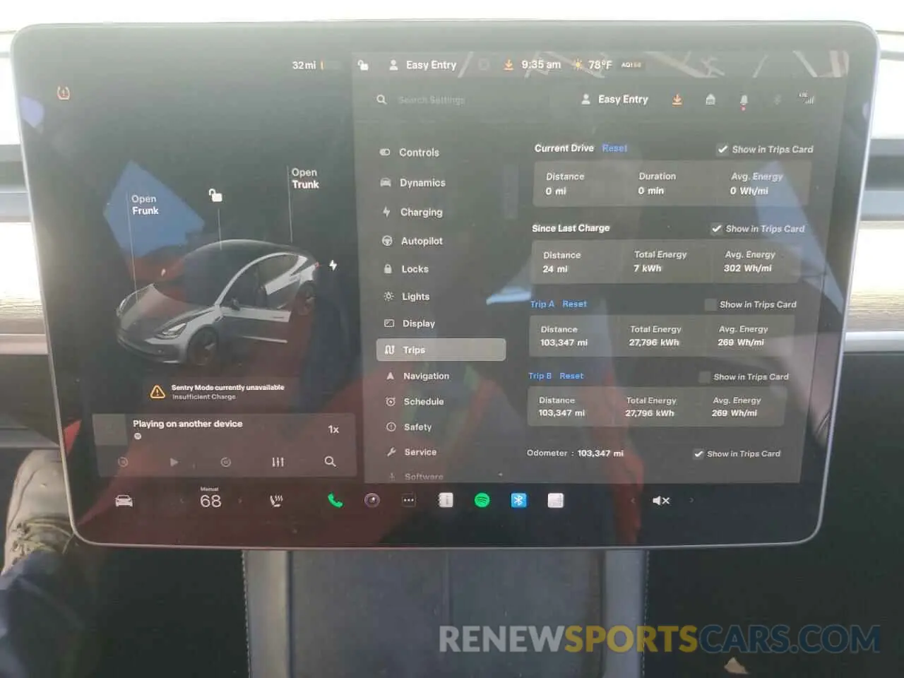 9 fotografías del automóvil dañado 5YJ3E1EB5MF869277 TESLA MODEL 3 2021