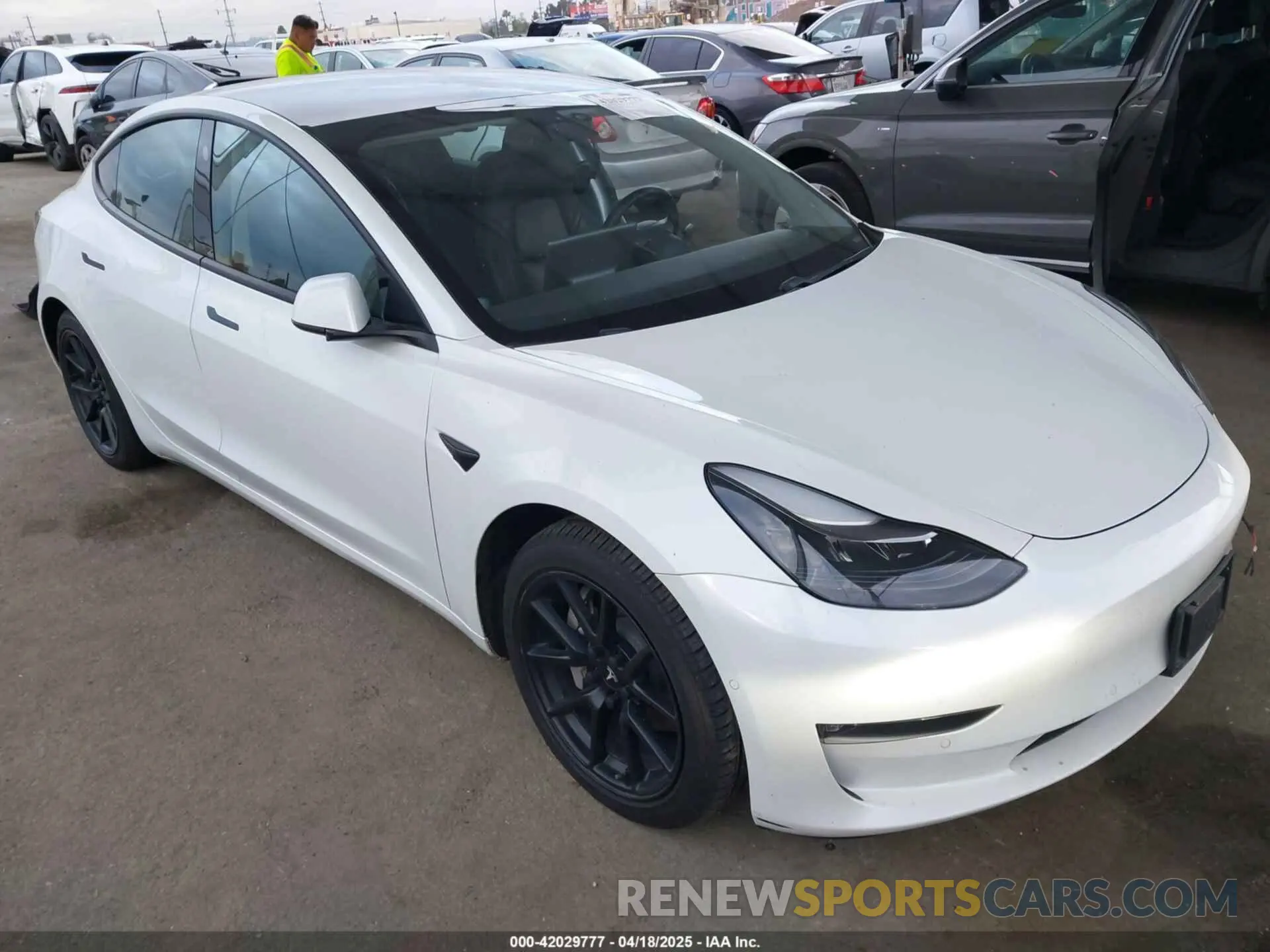 1 fotografías del automóvil dañado 5YJ3E1EB5MF872874 TESLA MODEL 3 2021
