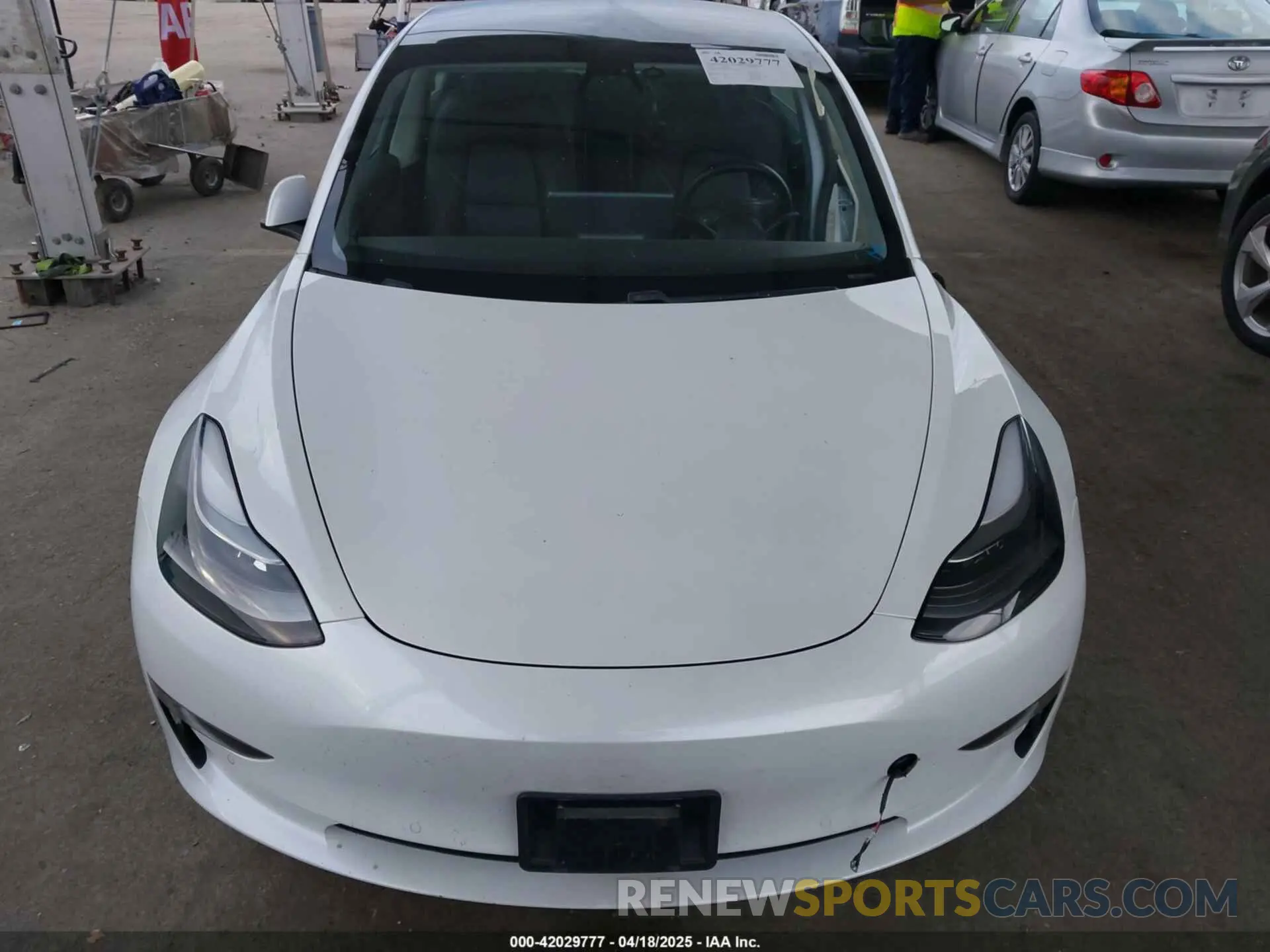 12 fotografías del automóvil dañado 5YJ3E1EB5MF872874 TESLA MODEL 3 2021