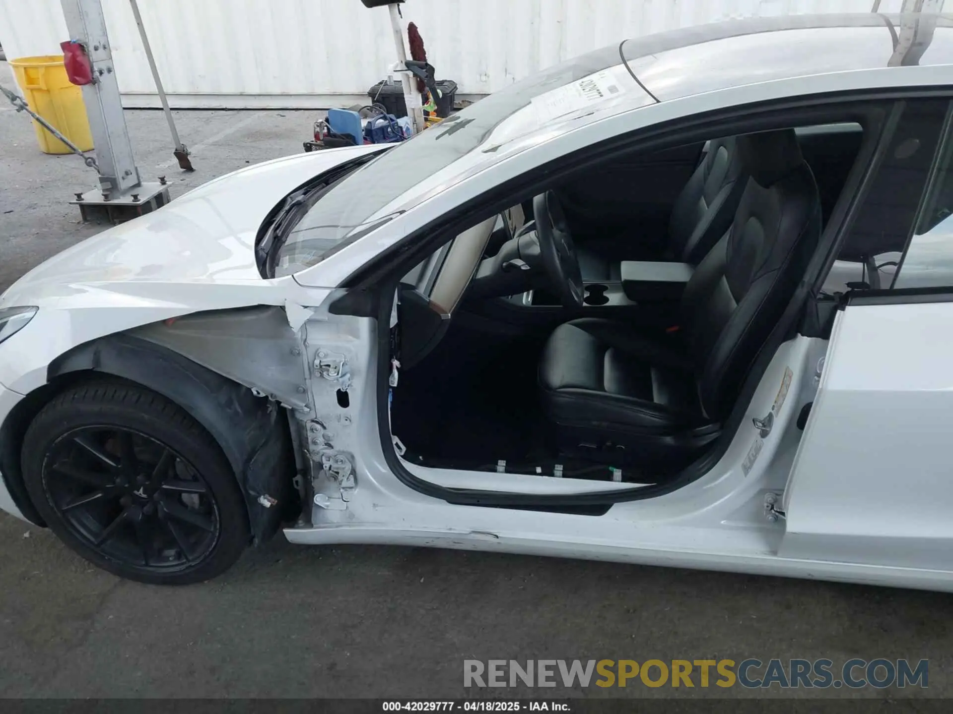 6 fotografías del automóvil dañado 5YJ3E1EB5MF872874 TESLA MODEL 3 2021