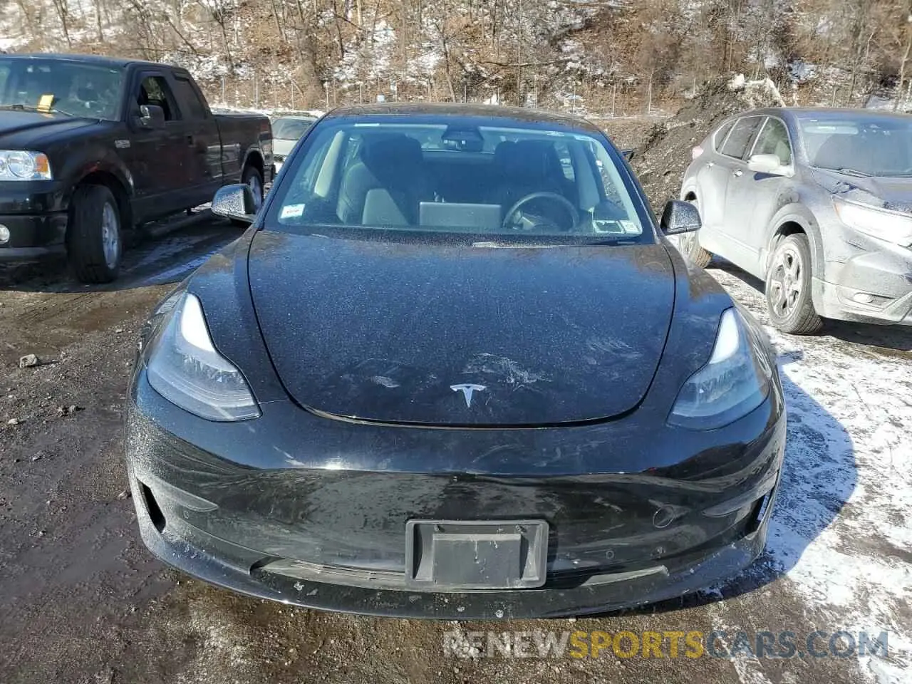 5 fotografías del automóvil dañado 5YJ3E1EB5MF924570 TESLA MODEL 3 2021