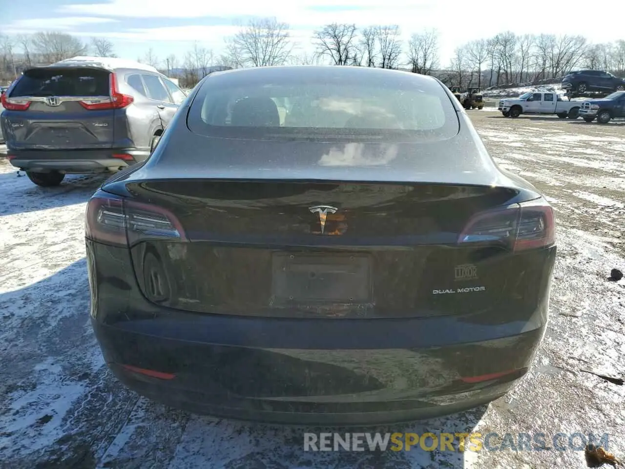 6 fotografías del automóvil dañado 5YJ3E1EB5MF924570 TESLA MODEL 3 2021