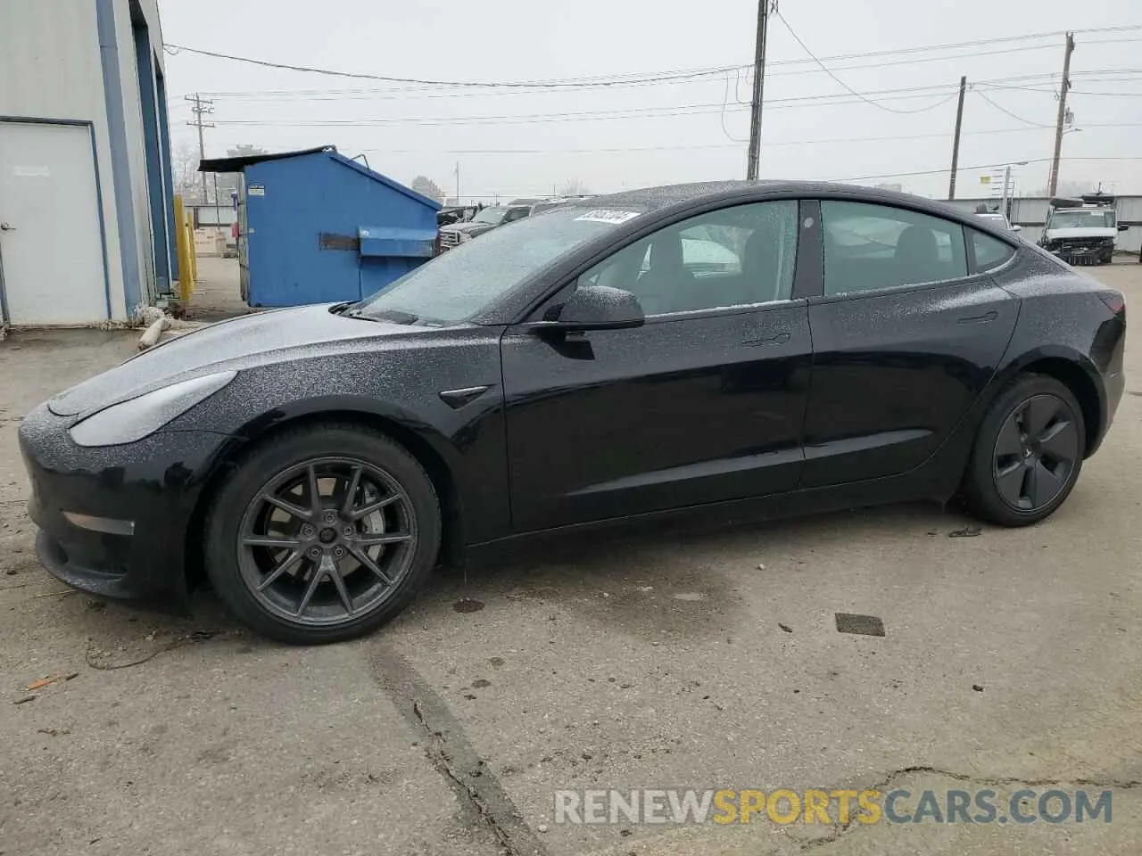1 fotografías del automóvil dañado 5YJ3E1EB5MF974837 TESLA MODEL 3 2021