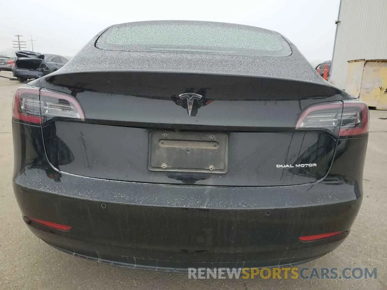 6 fotografías del automóvil dañado 5YJ3E1EB5MF974837 TESLA MODEL 3 2021