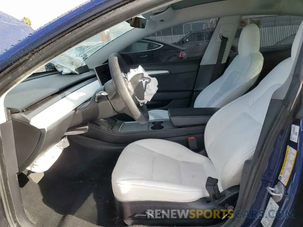 7 fotografías del automóvil dañado 5YJ3E1EB6MF001093 TESLA MODEL 3 2021