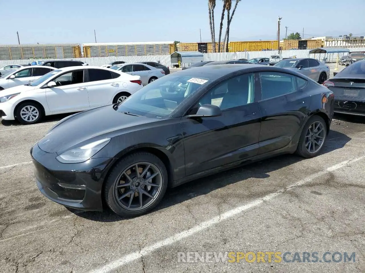 1 fotografías del automóvil dañado 5YJ3E1EB6MF002955 TESLA MODEL 3 2021