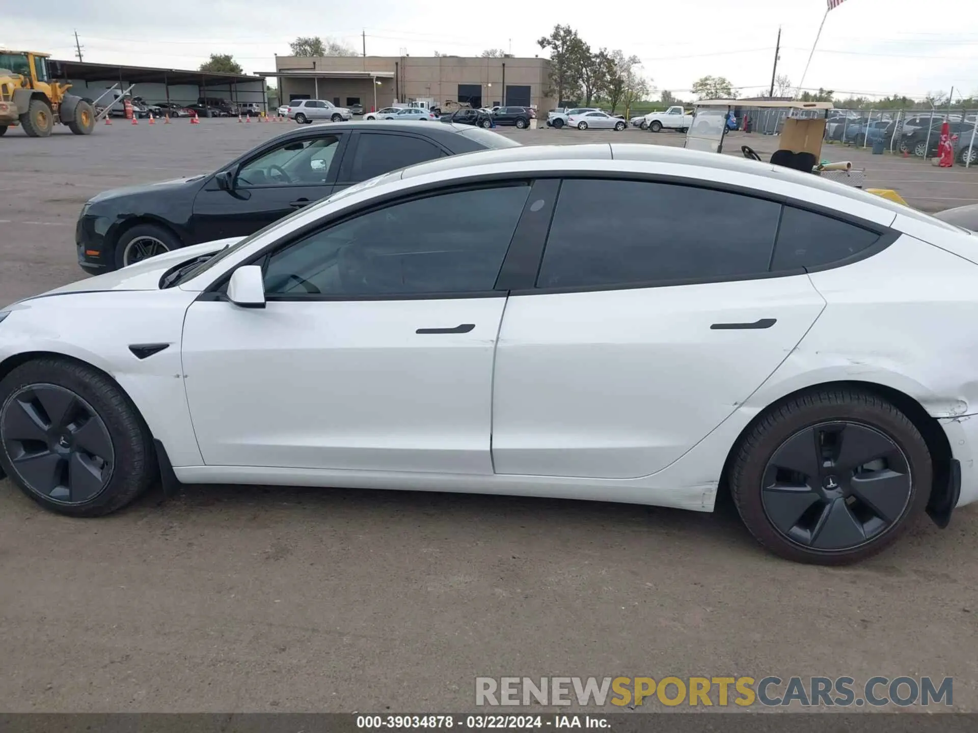 14 fotografías del automóvil dañado 5YJ3E1EB6MF033087 TESLA MODEL 3 2021