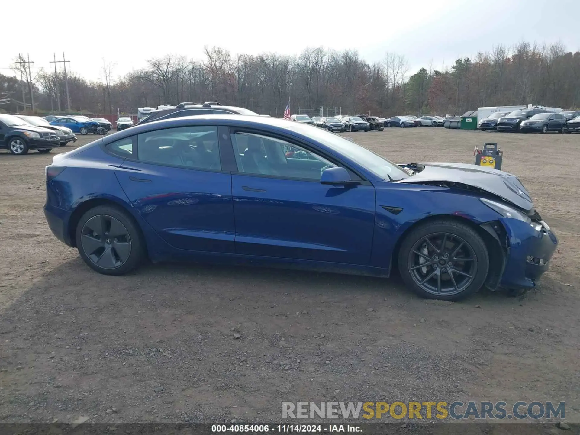 13 fotografías del automóvil dañado 5YJ3E1EB6MF037107 TESLA MODEL 3 2021