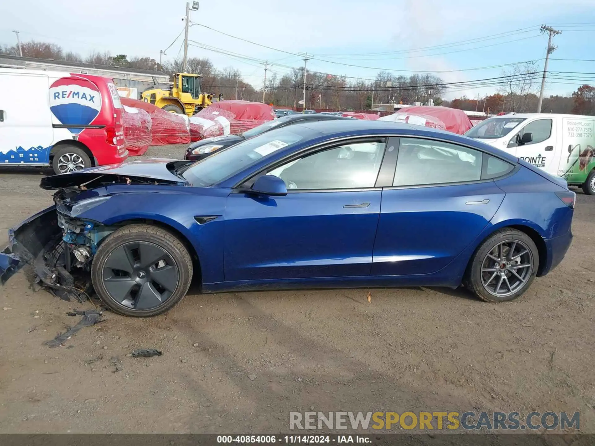 14 fotografías del automóvil dañado 5YJ3E1EB6MF037107 TESLA MODEL 3 2021
