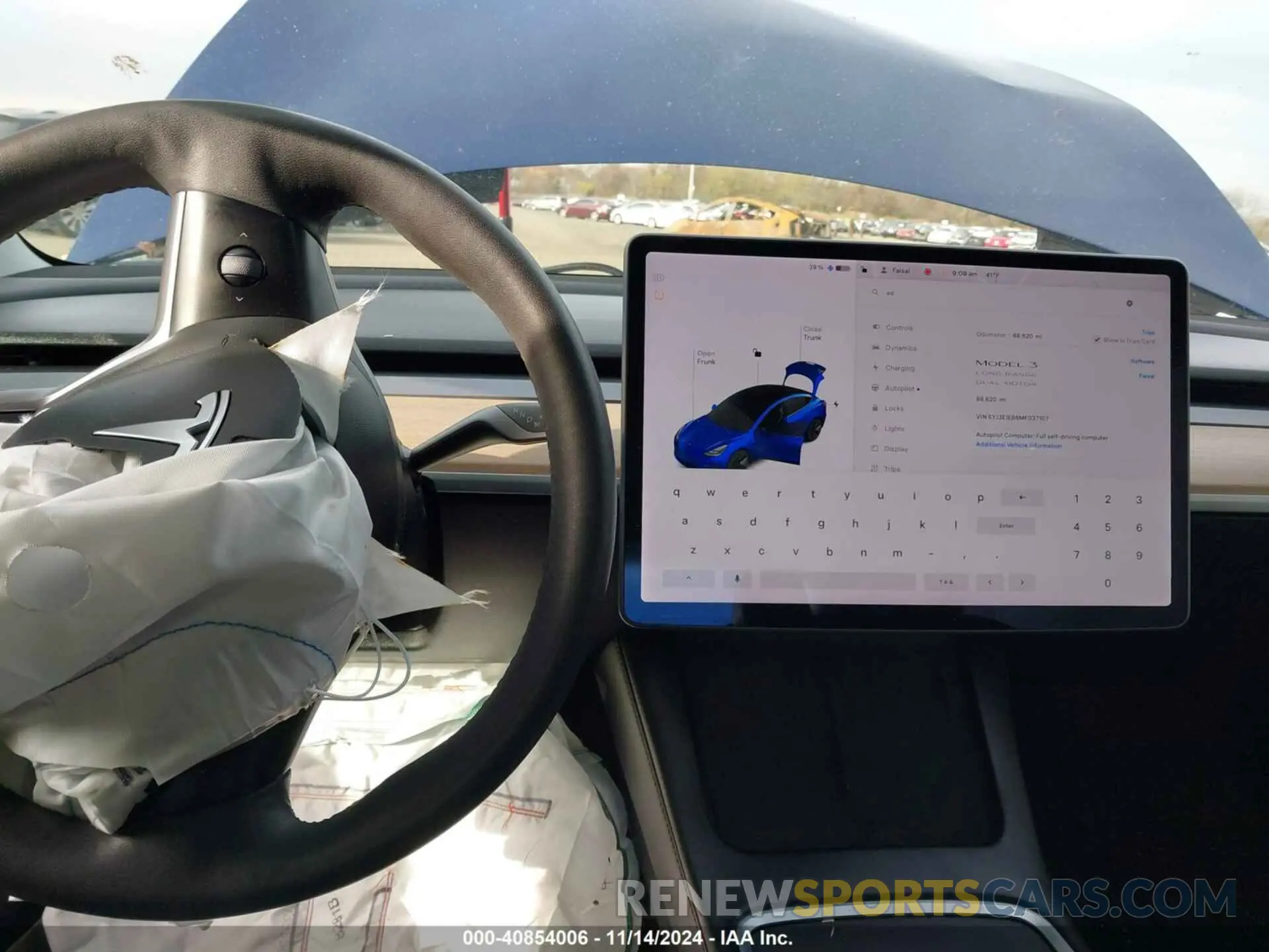 18 fotografías del automóvil dañado 5YJ3E1EB6MF037107 TESLA MODEL 3 2021