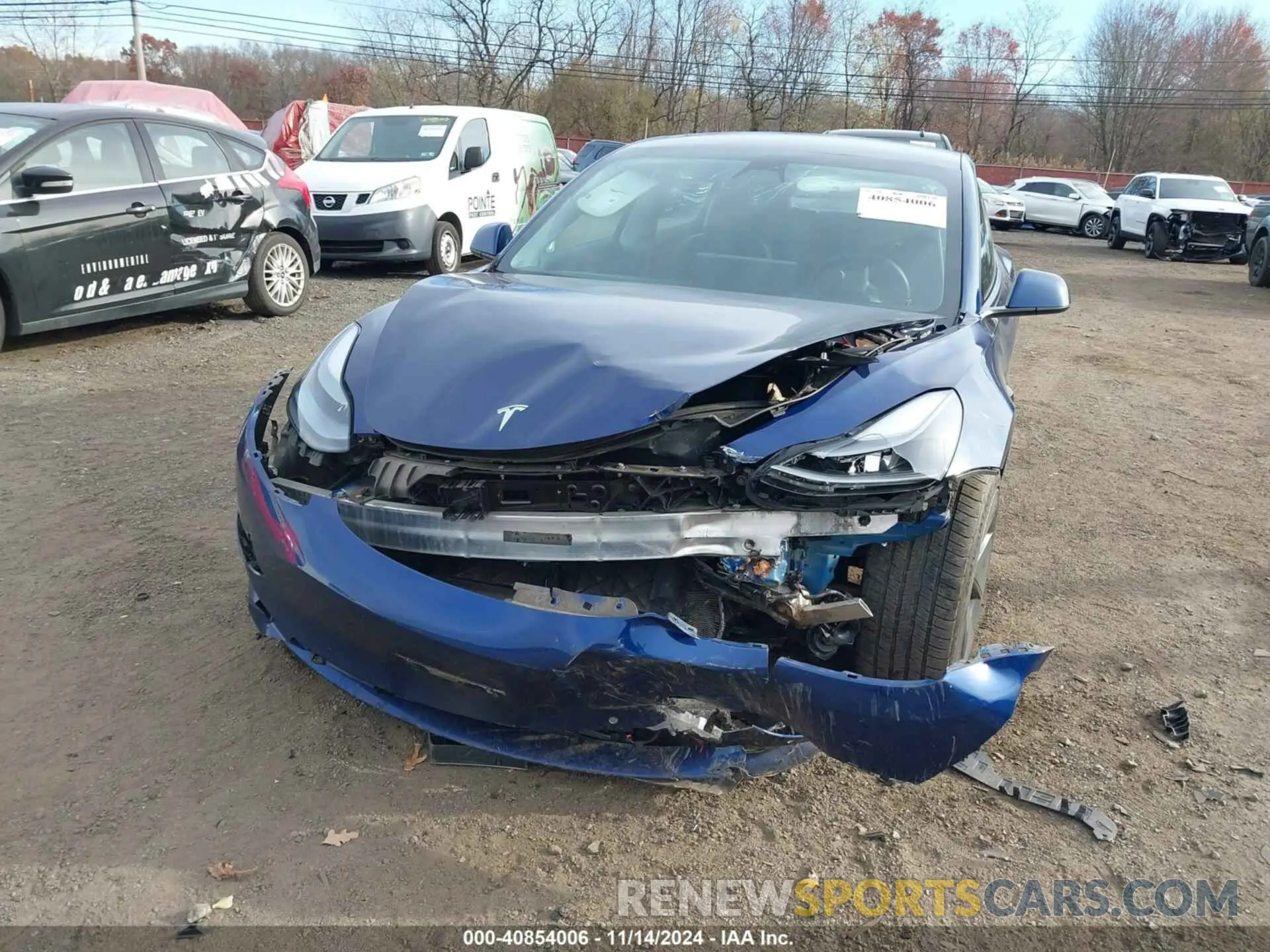 6 fotografías del automóvil dañado 5YJ3E1EB6MF037107 TESLA MODEL 3 2021