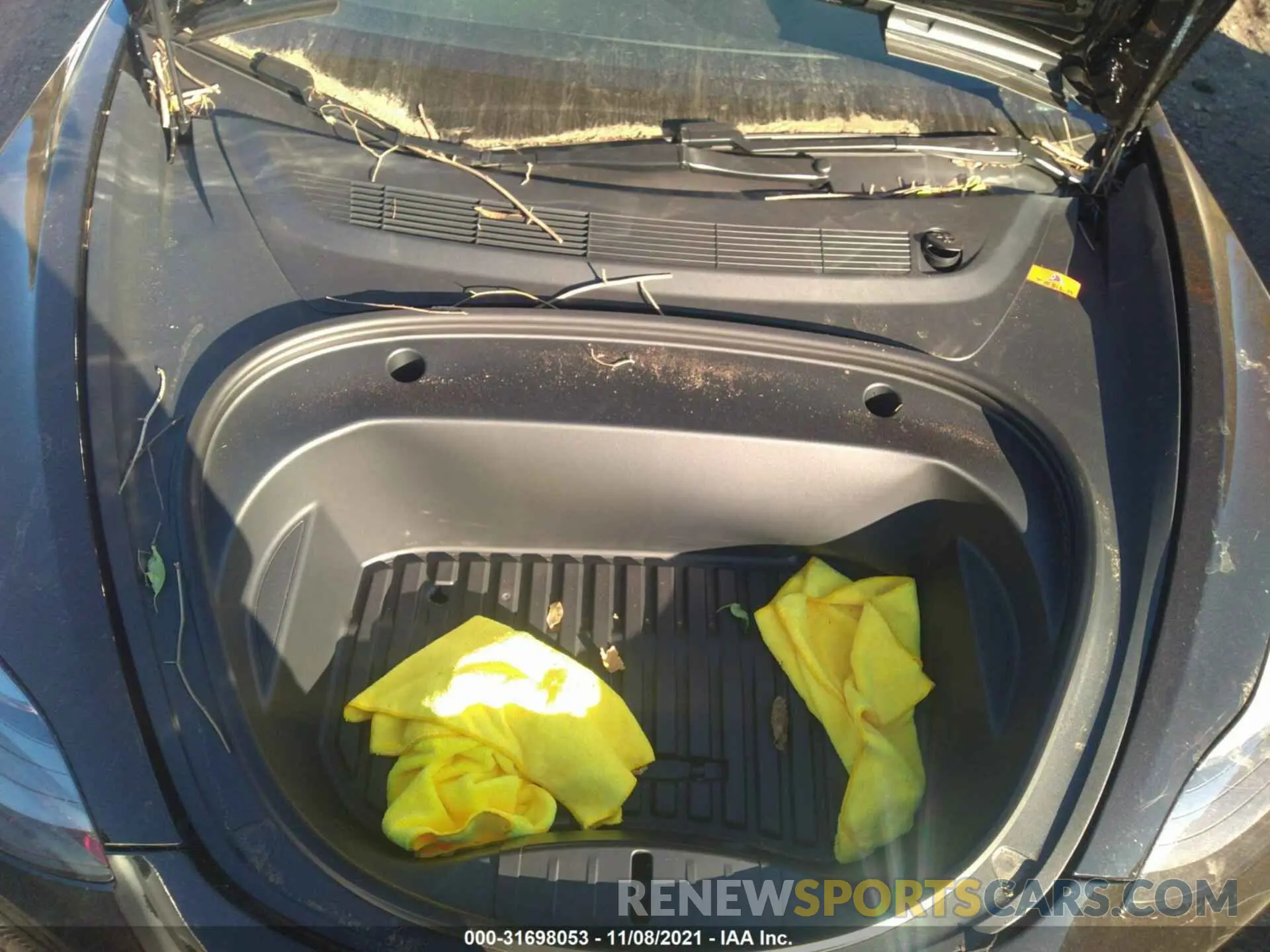 10 fotografías del automóvil dañado 5YJ3E1EB6MF053002 TESLA MODEL 3 2021