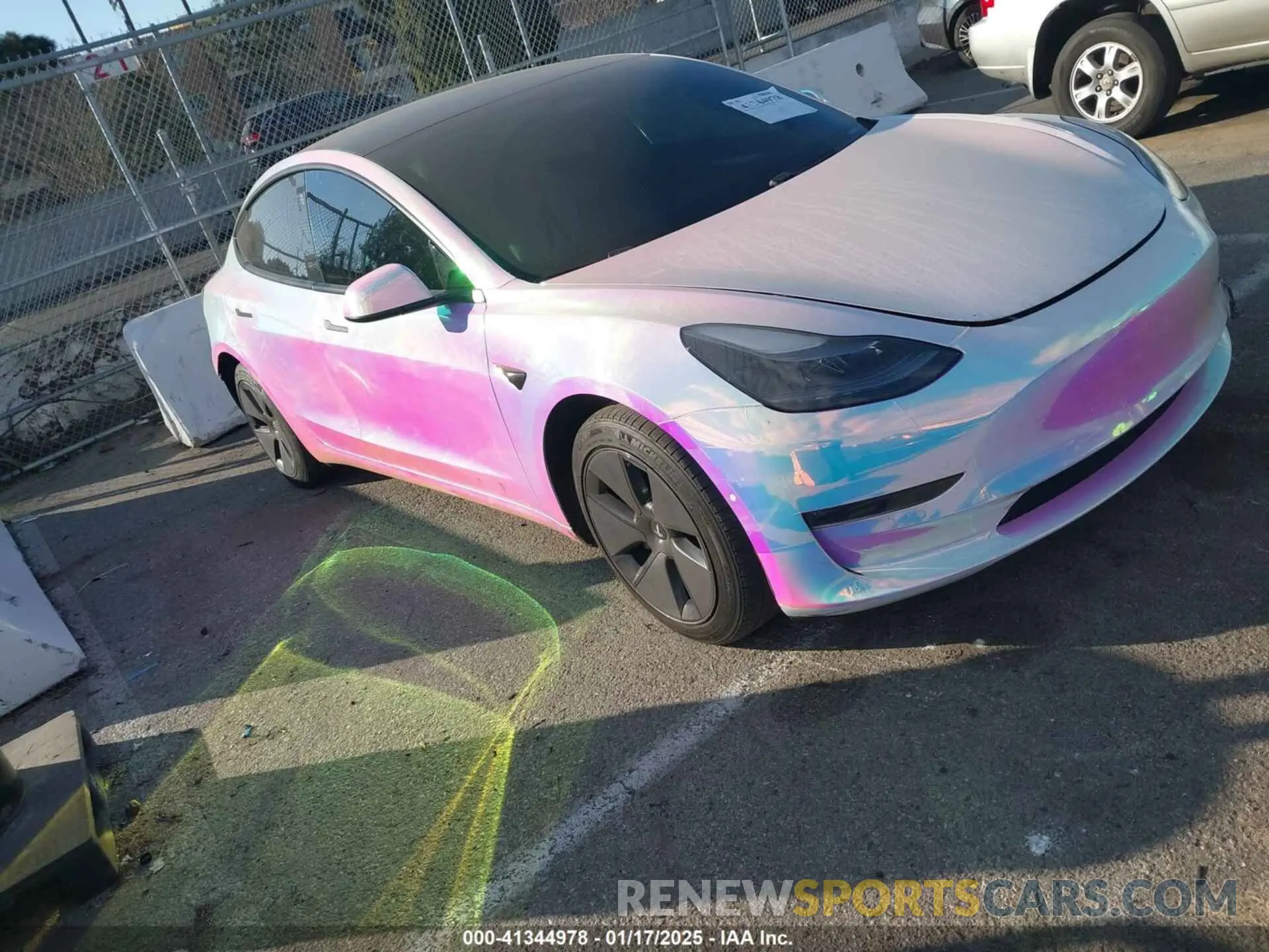 1 fotografías del automóvil dañado 5YJ3E1EB6MF053940 TESLA MODEL 3 2021