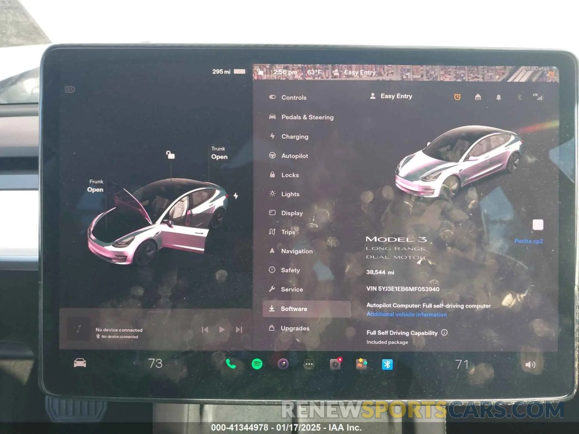 18 fotografías del automóvil dañado 5YJ3E1EB6MF053940 TESLA MODEL 3 2021