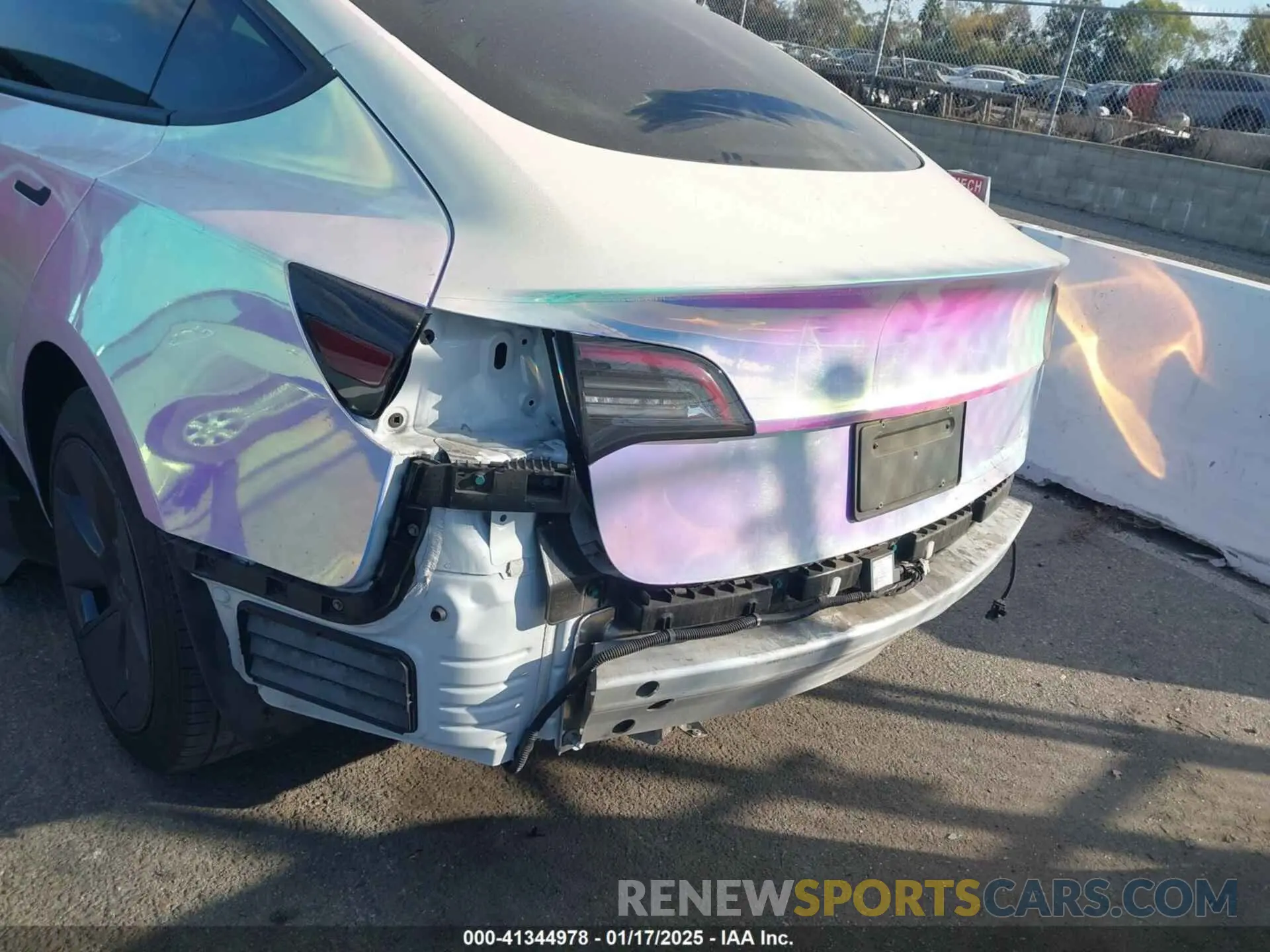 6 fotografías del automóvil dañado 5YJ3E1EB6MF053940 TESLA MODEL 3 2021