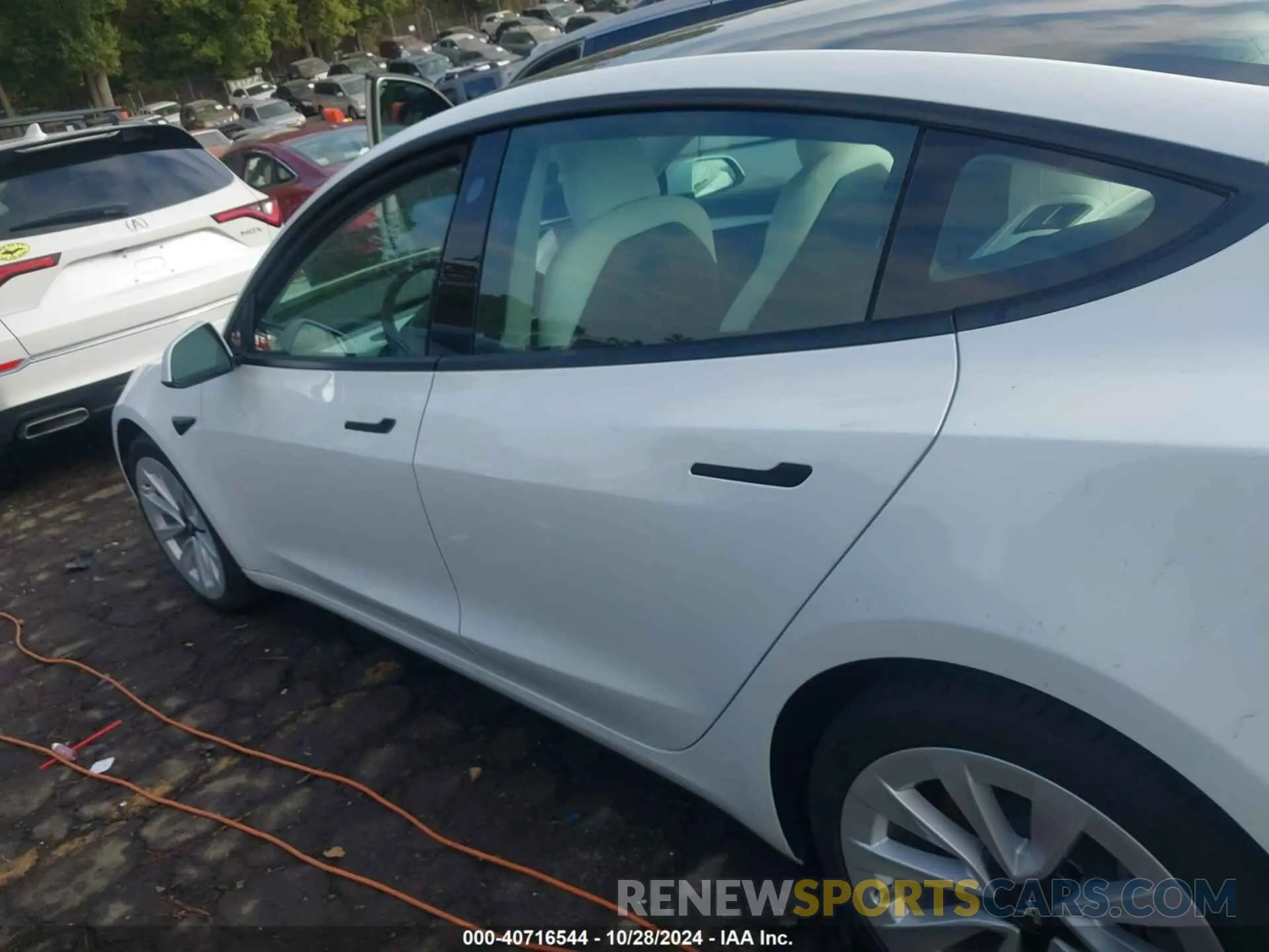 13 fotografías del automóvil dañado 5YJ3E1EB6MF061231 TESLA MODEL 3 2021
