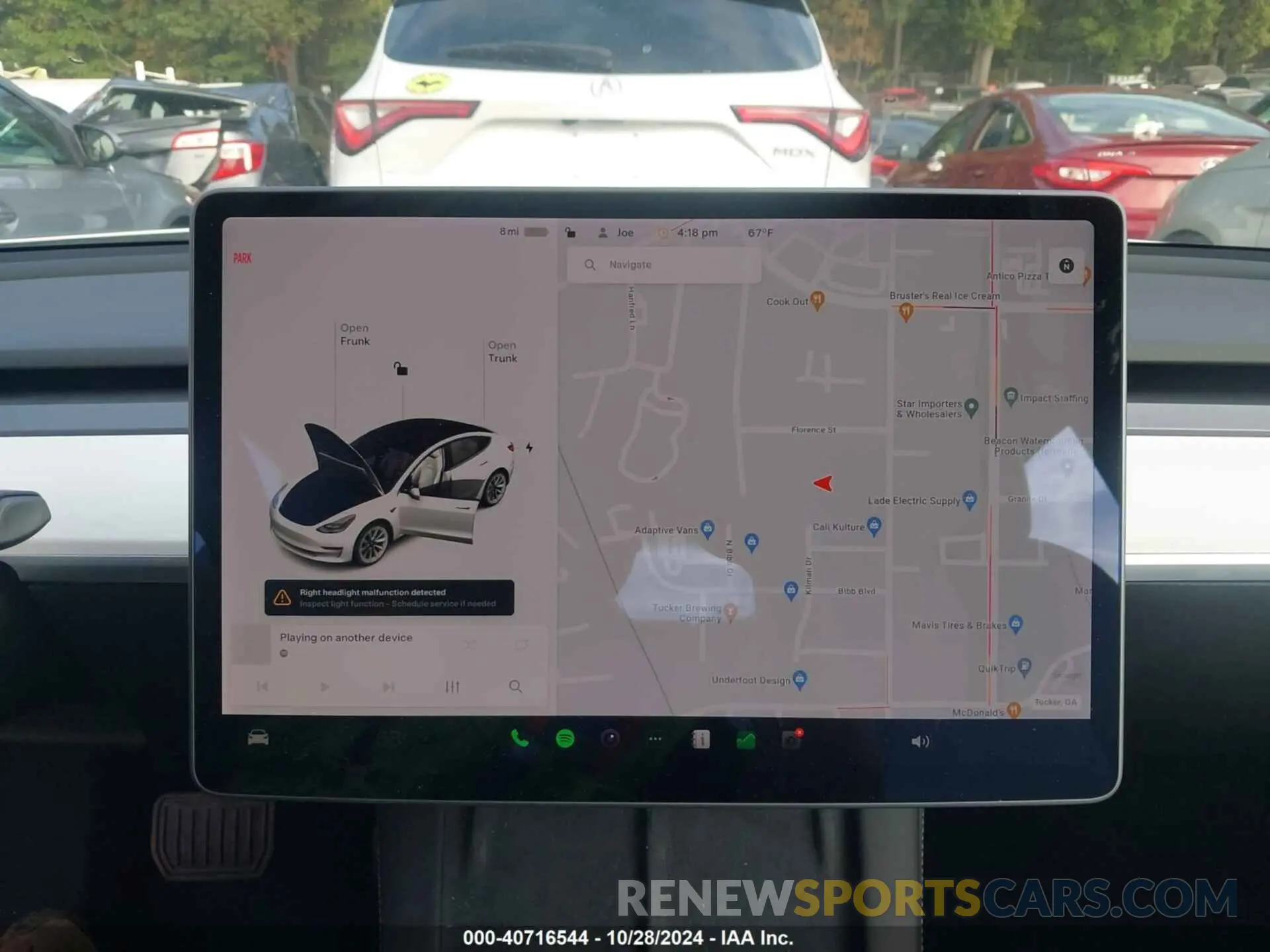 17 fotografías del automóvil dañado 5YJ3E1EB6MF061231 TESLA MODEL 3 2021