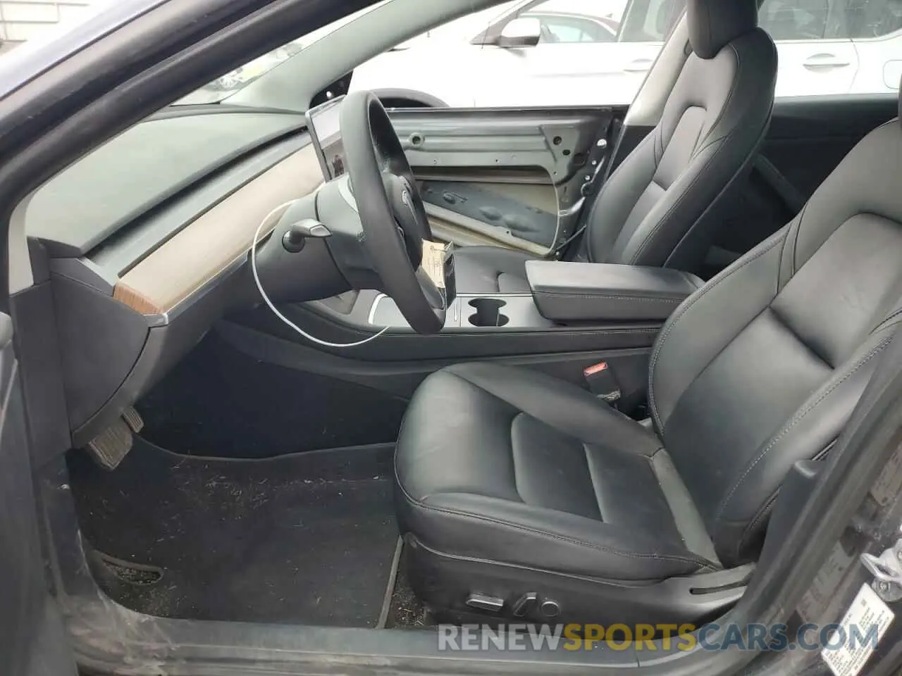 7 fotografías del automóvil dañado 5YJ3E1EB6MF061813 TESLA MODEL 3 2021