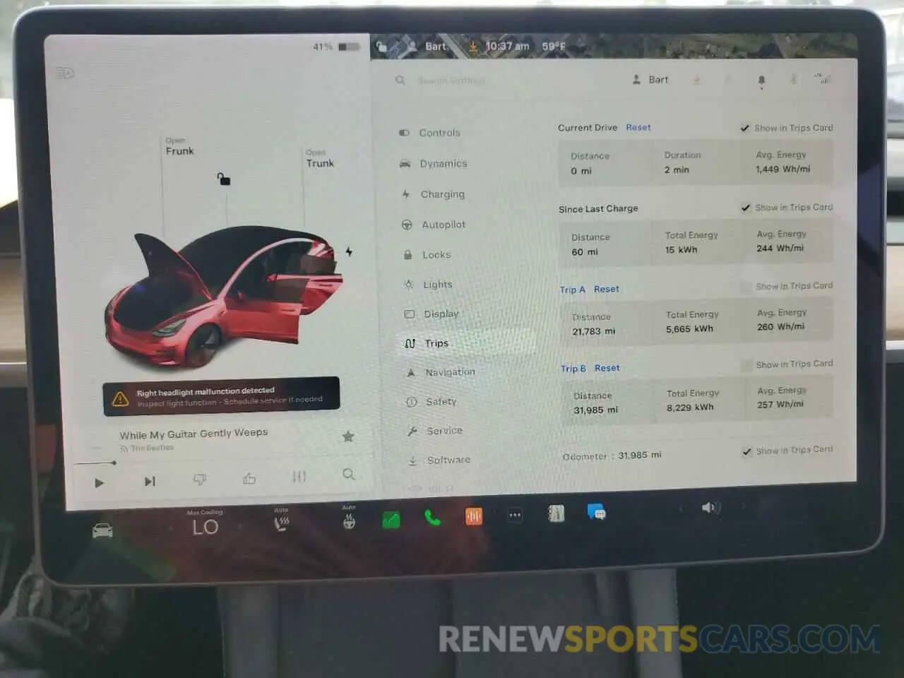 9 fotografías del automóvil dañado 5YJ3E1EB6MF061813 TESLA MODEL 3 2021