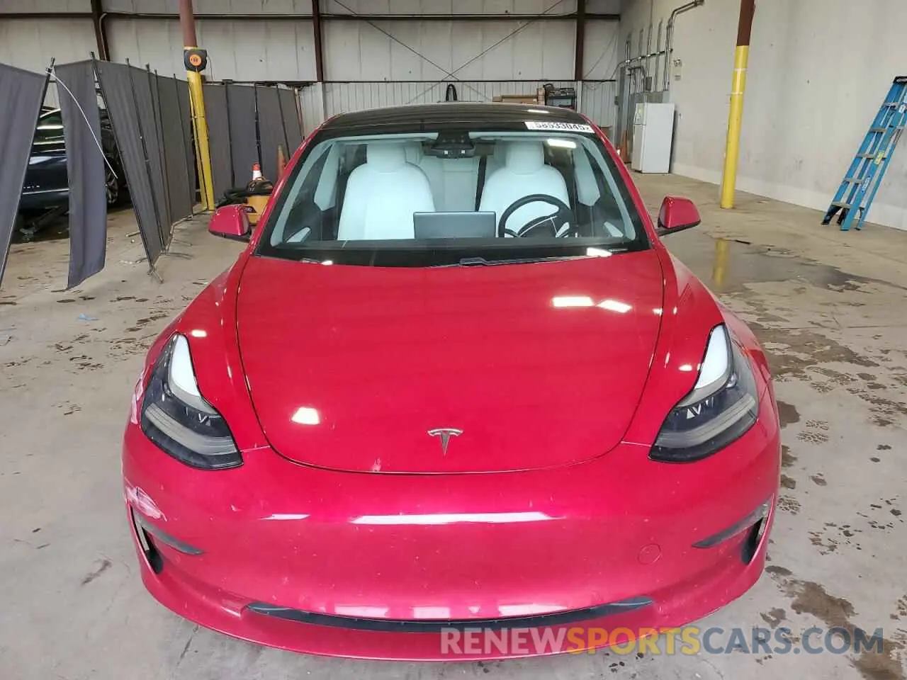 5 fotografías del automóvil dañado 5YJ3E1EB6MF062699 TESLA MODEL 3 2021