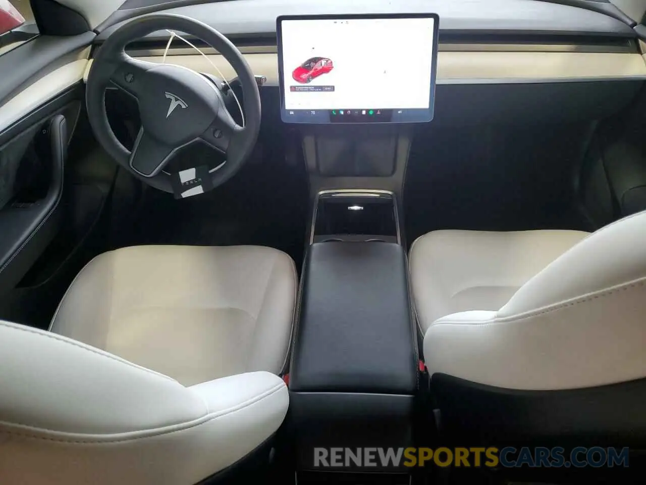 8 fotografías del automóvil dañado 5YJ3E1EB6MF062699 TESLA MODEL 3 2021