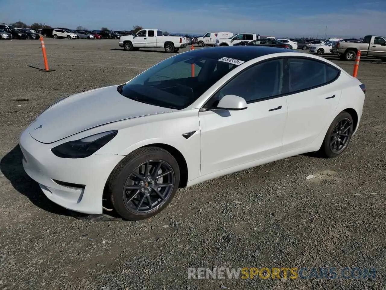 1 fotografías del automóvil dañado 5YJ3E1EB6MF065604 TESLA MODEL 3 2021