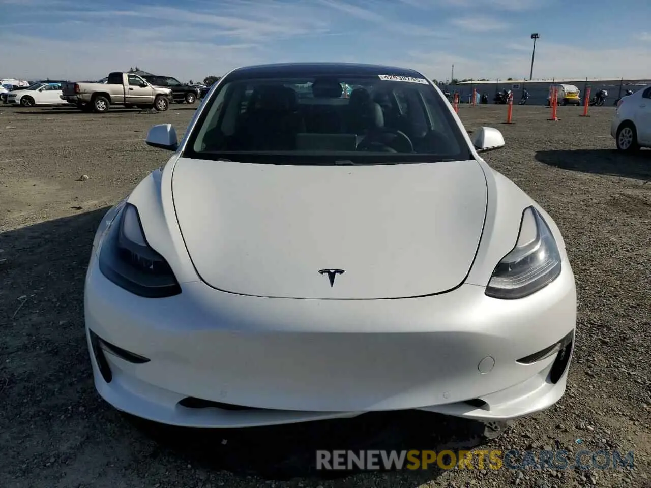 5 fotografías del automóvil dañado 5YJ3E1EB6MF065604 TESLA MODEL 3 2021