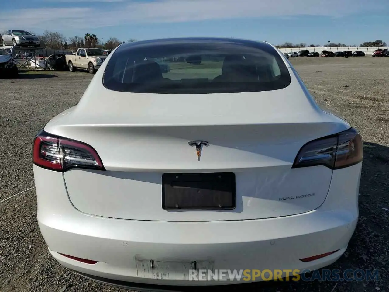 6 fotografías del automóvil dañado 5YJ3E1EB6MF065604 TESLA MODEL 3 2021