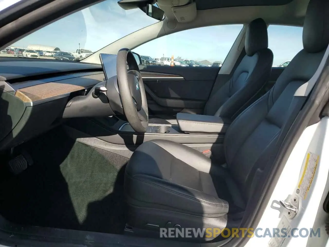7 fotografías del automóvil dañado 5YJ3E1EB6MF065604 TESLA MODEL 3 2021