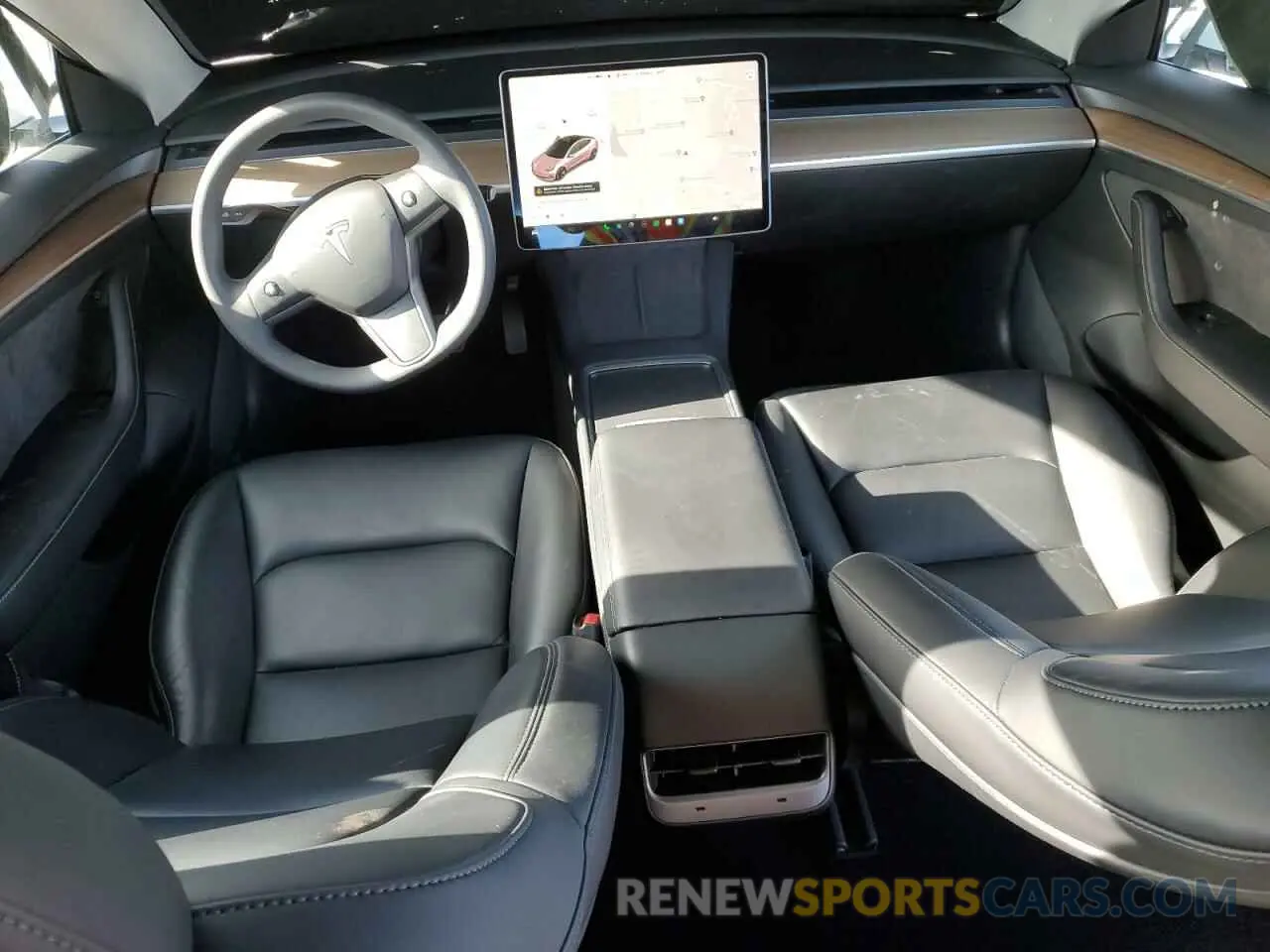 8 fotografías del automóvil dañado 5YJ3E1EB6MF065604 TESLA MODEL 3 2021