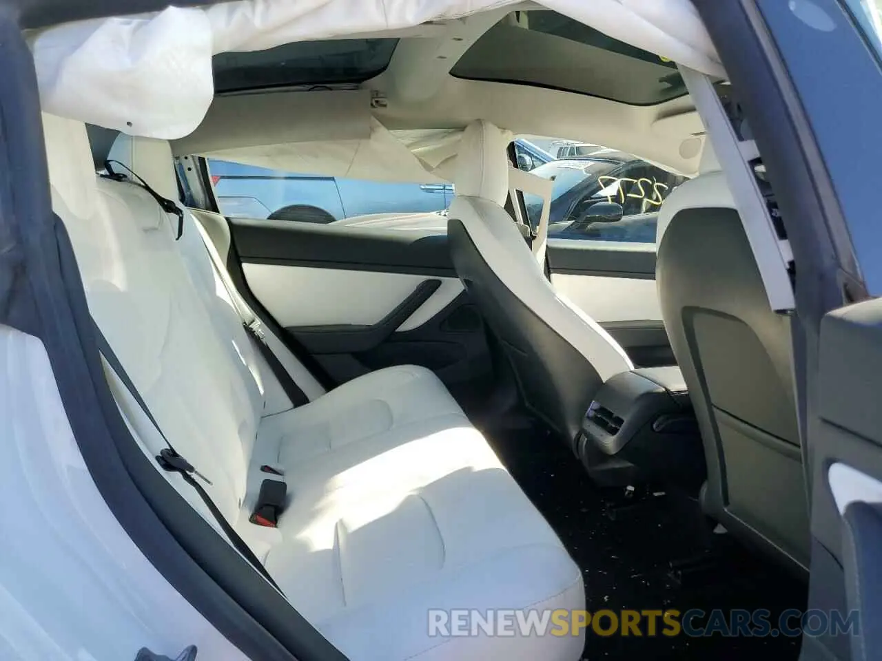 10 fotografías del automóvil dañado 5YJ3E1EB6MF868896 TESLA MODEL 3 2021