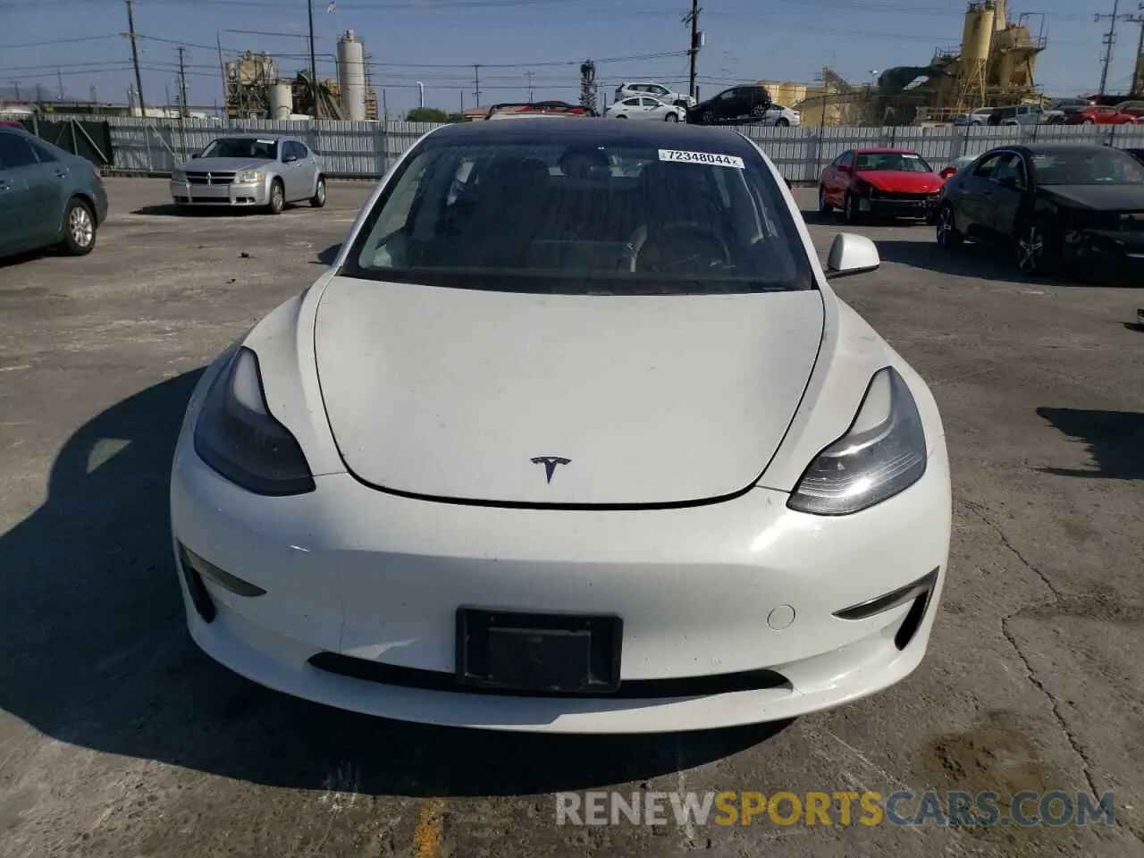 5 fotografías del automóvil dañado 5YJ3E1EB6MF877453 TESLA MODEL 3 2021